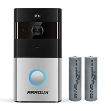 Wireless Smart WiFi Video Doorbell 720P HD Camera, Real-Time Two-Way Talk/WiFi D