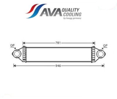 MSA4368 Intercooler (AVA)