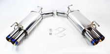 Axle Back Exhaust Burnt 3" Tip Mufflers FITS Infiniti M35 M45 2006-2010 