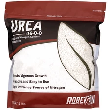 Robertson Urea Fertilizer 46-0-0, 46% Nitrogen, High-Performance 4 lb bag