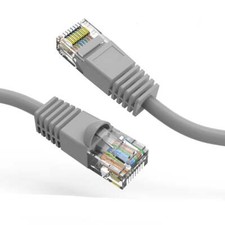 200Ft CAT6 UTP Ethernet Network Booted Cable Gray