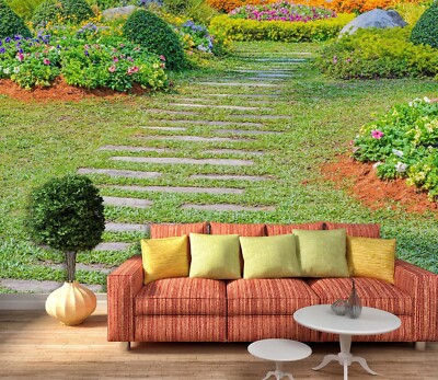 3D Green Lawn E1128 Wallpaper Mural Paper Wall Print Indoor Murals CA Honey