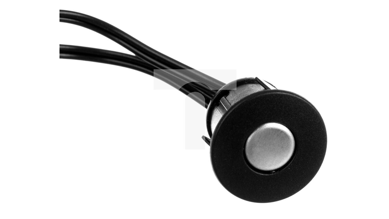 Dimmable touch switch 12V 24W, black, fi 22 x 16mm, for hole fi18 /T2UK