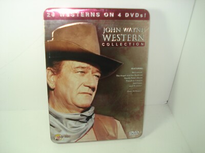 JOHN WAYNE IN TIN Western Collection ~ 20 Classic Westerns On 4 DVDs | eBay