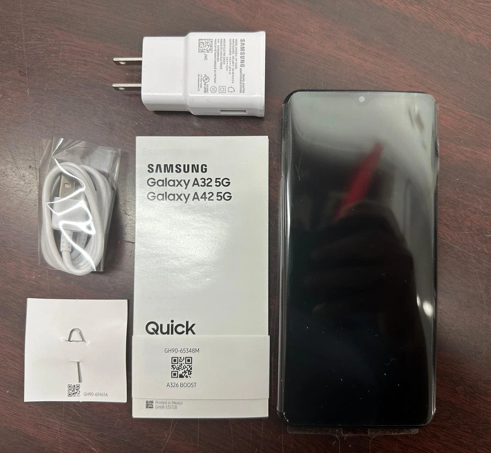 New Samsung Galaxy A32 5G SM-A326U 64GB Black LOCKED TO BOOST MOBILE - Image 2 of 4