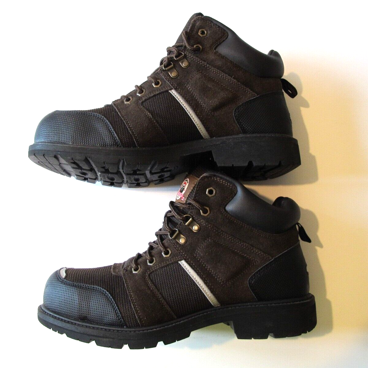 Brahma Men's Steel Toe Work Safety Boots Brown ASTM F241311 Size 13 eBay