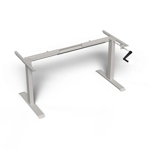 Höhenverstellbares Tischgestell • Höhe 680-1160mm • Handkurbel • Schreibtisch