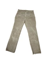 Jag Jeans Womens Jeans 10 High Rise Straight Leg Pull-On Corduroy Jeans Beige