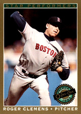 1993 O-Pee-Chee Premier STAR PERFORMERS #18 Roger Clemens Boston Red Sox