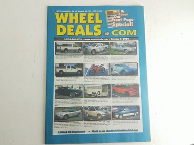 Wheels Deals Car Sales Auto Magazine October 3rd 2008