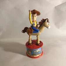Toy Story 2 McDonalds 1999 Woody on Bullseye Candy Dispenser - Open Bag vintage