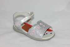 CHICCO sandalo bimba plantare anatomico pelle argento rosa 26 OUTLET saldi 50%
