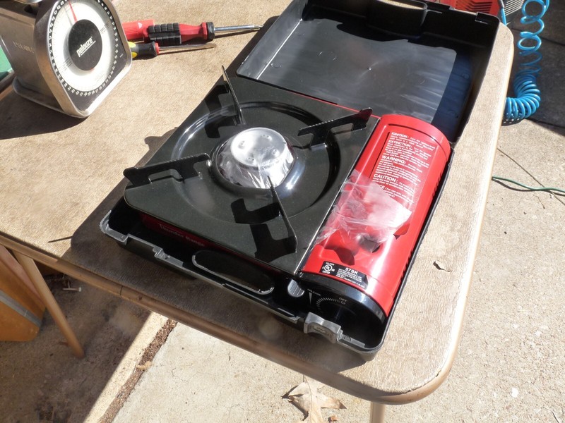 CG - Thunder Range Portable Outdoor Propane Grille CI-153 /w Hard Case