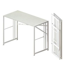 Folding Desk 40 Inch Writing Gaming Computer Camping Table No Assembly Required
