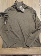 Under Armour ColdWeather Funnel Neck Camo Black Womens 1375832 LS Shirt SM/P NWT