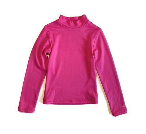 Champion Hot Pink Long Sleeve Mock Neck 