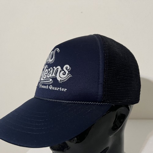 VTG New Orleans French Quarter Mesh Trucker Hat Foam SnapBack Cap Louisiana Rare - Picture 12 of 16