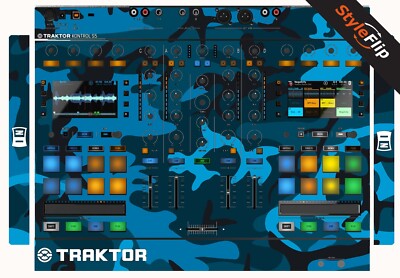 Native Instruments Decal Native Instruments TK S5 Skin | Blue Camo | Protective Decal ...