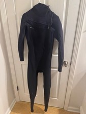 O'Neill Hyperfreak Chest-Zip Hooded Full Wetsuit 4/3 - Black, Medium