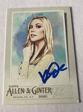 Kelsey Cook Ip Signed 2020 Topps Allen And Ginter Comedian GTP