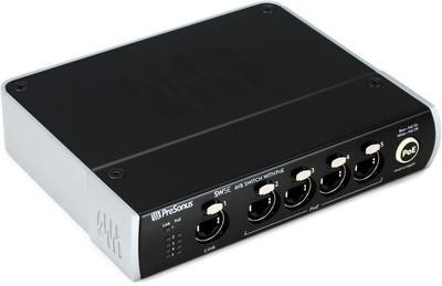 PreSonus SW5E 5-port Audio Video Bridging Switch with PoE