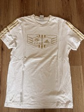 adidas France Football Federation FFF Soccer Shirt Men's White Gold Size M