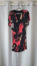 NWT Nine West Dress Asymmetric Batwing Cowl Neck
