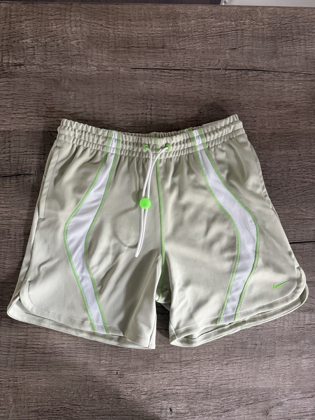 Nike Air Project F.R.O.G Short Pant Olive Aura & Green Sz Medium HJ6944-371
