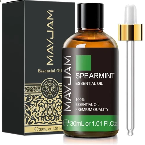 Spearmint Essential Oil 30ML/ 1.01FL.OZ, Pure Spearmint Oil for Massage, Diff...