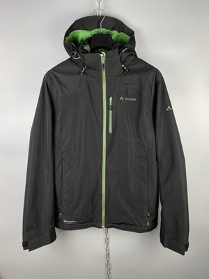 Vaude Mens Polyester Outdoor Hiking SympaTex Hooded Waterproof Jacket Size M