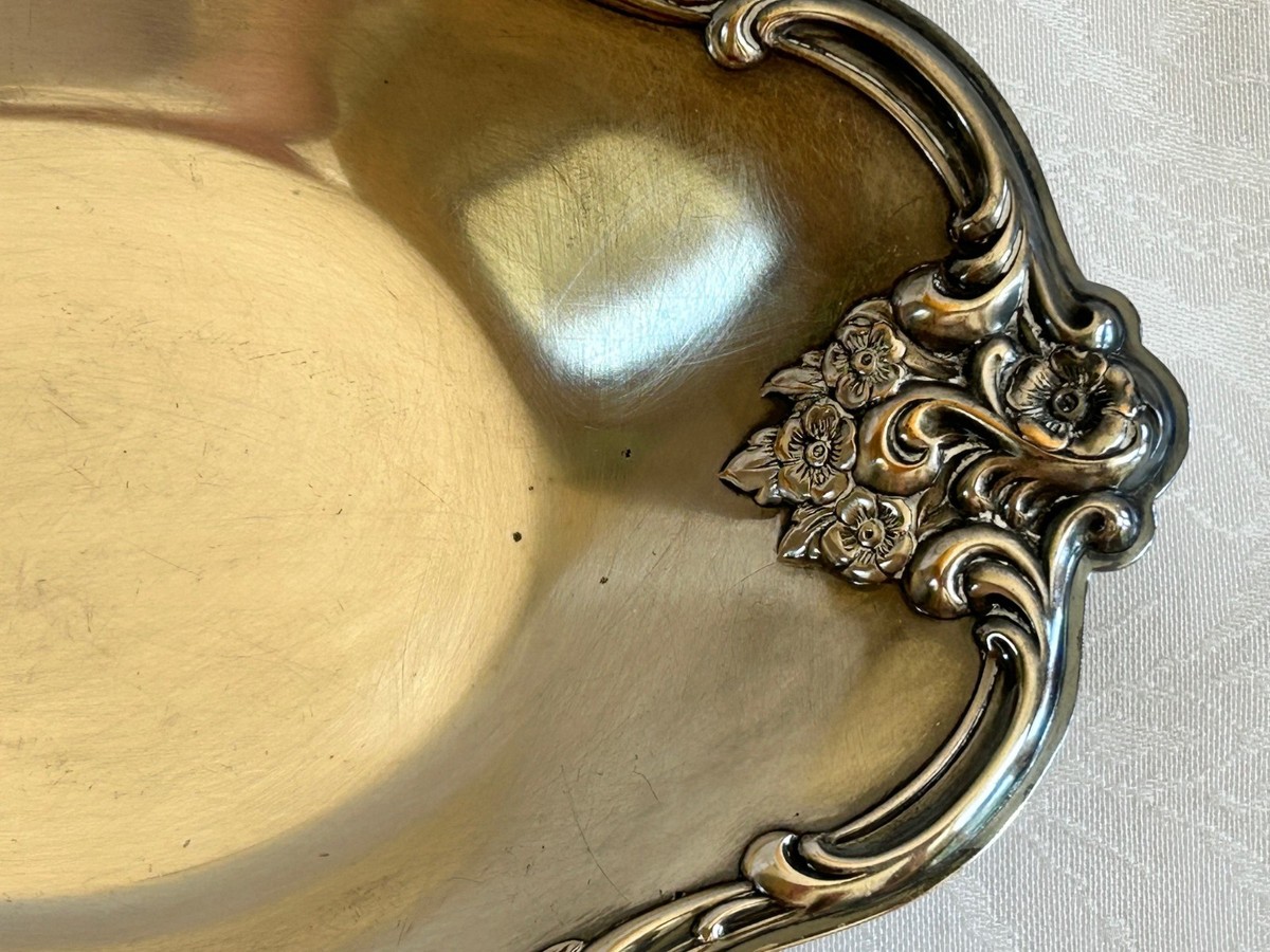 Vintage INTERNATIONAL SILVER Company #448 Silverplate ORLEANS Rose