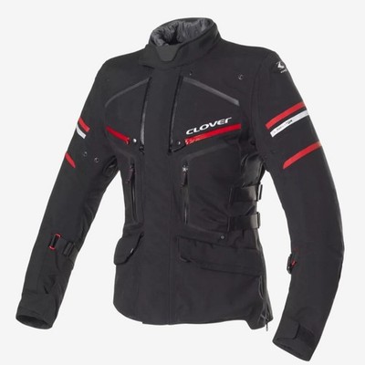 Jacke Motorrad Damen Winter Touring CLOVER Laminator-2 Wp Lady Black 1711-n/N
