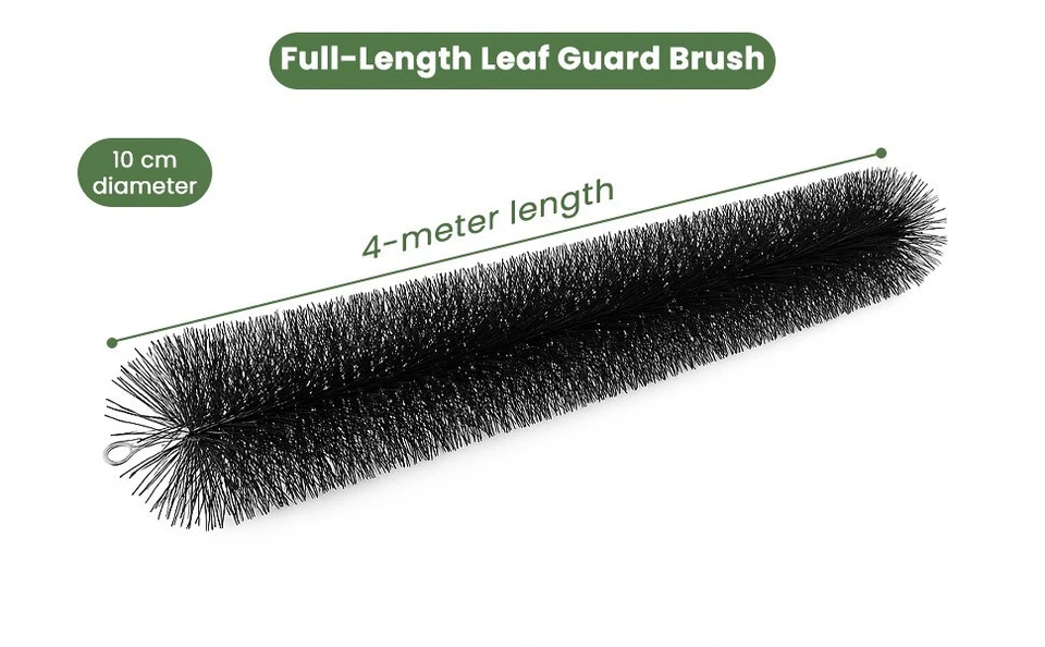 Roof Gutter Brush Leaf Guard Drain Filter Shield Blockage Stopper Debris Control - Image 2 of 4