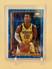2025-26 Topps Chrome - Bennedict Mathurin #93 Blue RayWave Refractor /150 PACERS