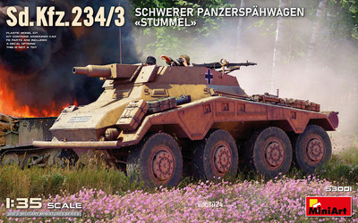 (MIN53001) - Miniart 1:35 - Sd.Kfz.234/3 Sc hwerer Panzerspahwagen Stummel
