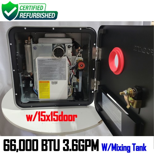 Certified Refurbished｜RV Tankless Water Heater 66,000 BTU 3.6GPM 15x15 Door