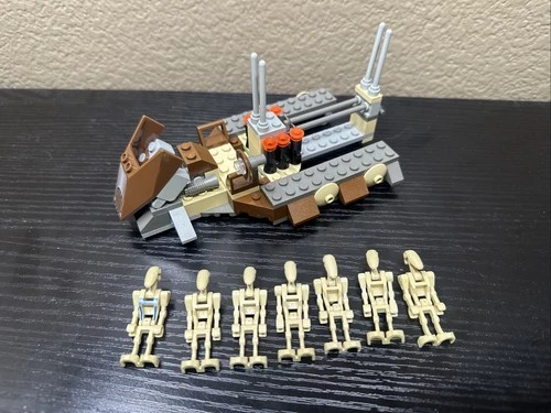 Lego Star Wars 7126 Battle Droid Carrier 100% Complete w/Minifigs L24