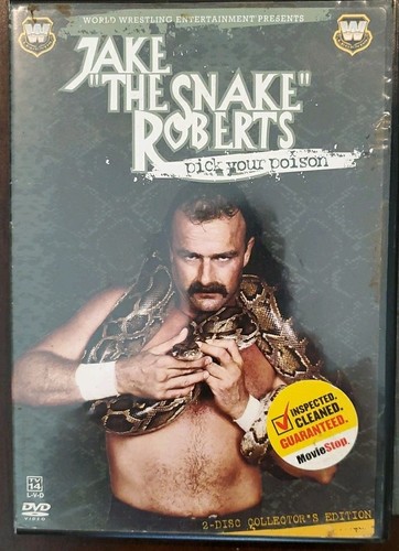 WWE Jake The Snake Roberts Pick Your Poison (DVD 2-Disc Set 2005) GC - Picture 3 of 10