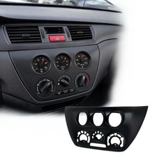 03 07 Mitsubishi Lancer Evo Dash Radio Trim Bezel 52mm Triple Gauge Pod Mount