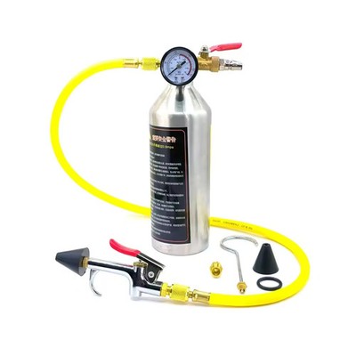 A/C AC System Flush Gun Kit Canister R134 R12 R22 R410 R404 HVAC Tool Set