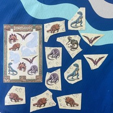 vintage american greetings stickers lot Of 18 Dinosaurs