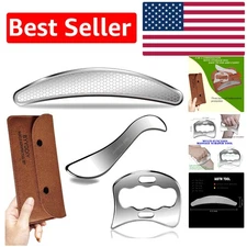 Gua Sha Stainless Steel Massage Tool Kit for Enhanced Circulation and Relaxation