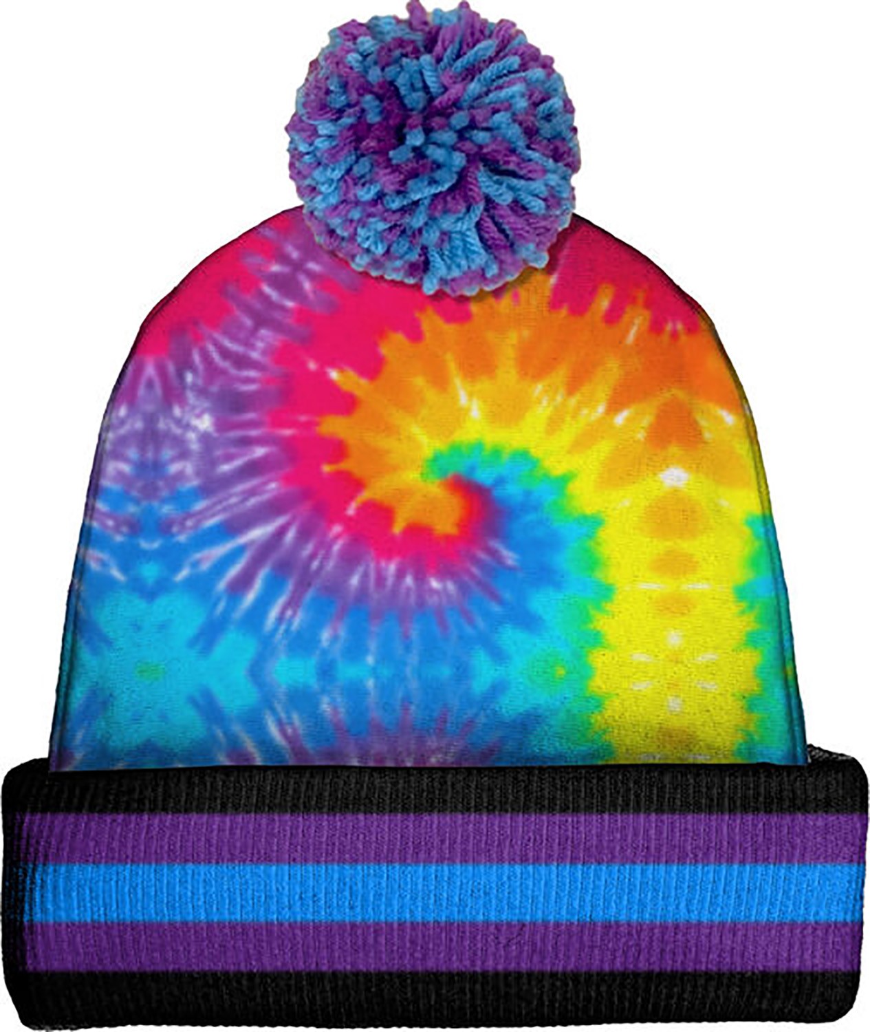 Зимняя шапка-бини Spoontiques полиэстер Один размер подходит большинству - Яркая краска для галстуков 3790₽