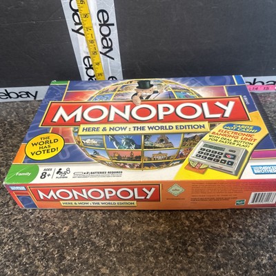Monopoly Here & Now: The World Edition With Electronic Banking. Missing Parts