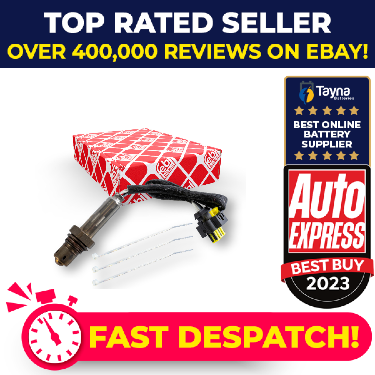 Lambda Sensor fits VAUXHALL OMEGA B 2.6 3.2 00 to 03 Manual Transmission Oxygen