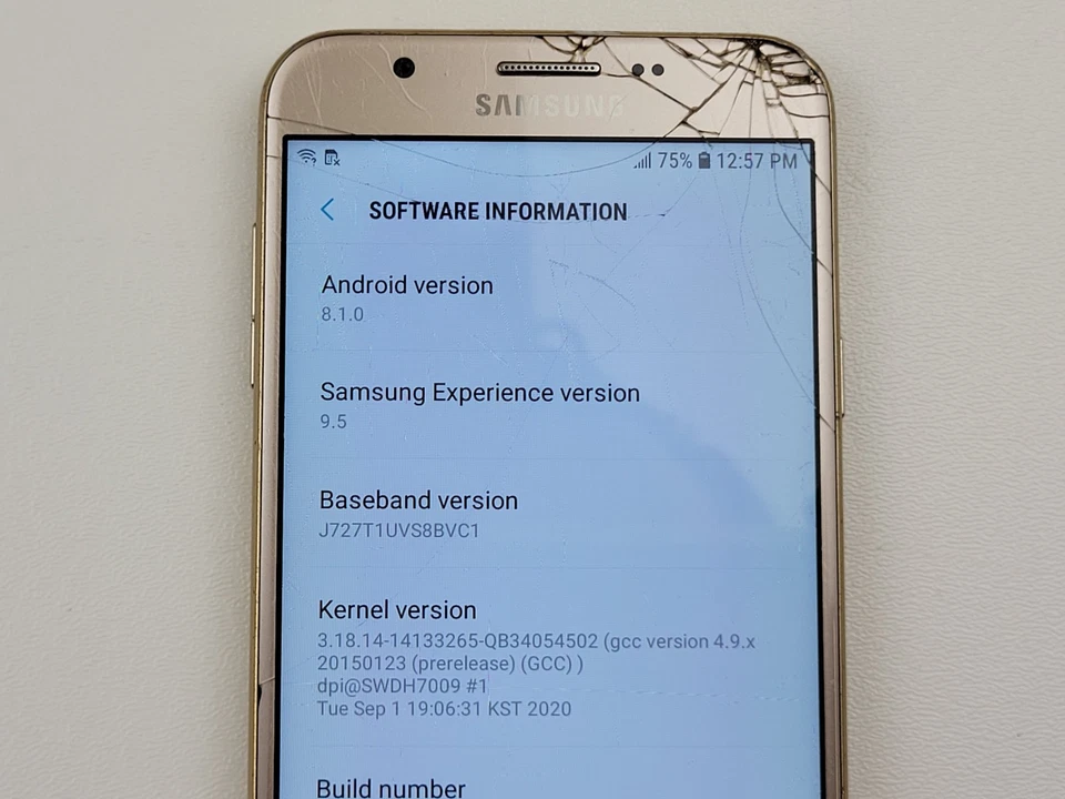 Samsung Galaxy J7 Prime (SM-J727T1) 16GB (MetroPCS) - CRACKED - Clean IMEI - Image 4 of 4