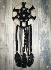 Large Handmade Indian Pagan Witchery Dreamcatcher Boho Gothic Wall Hanging
