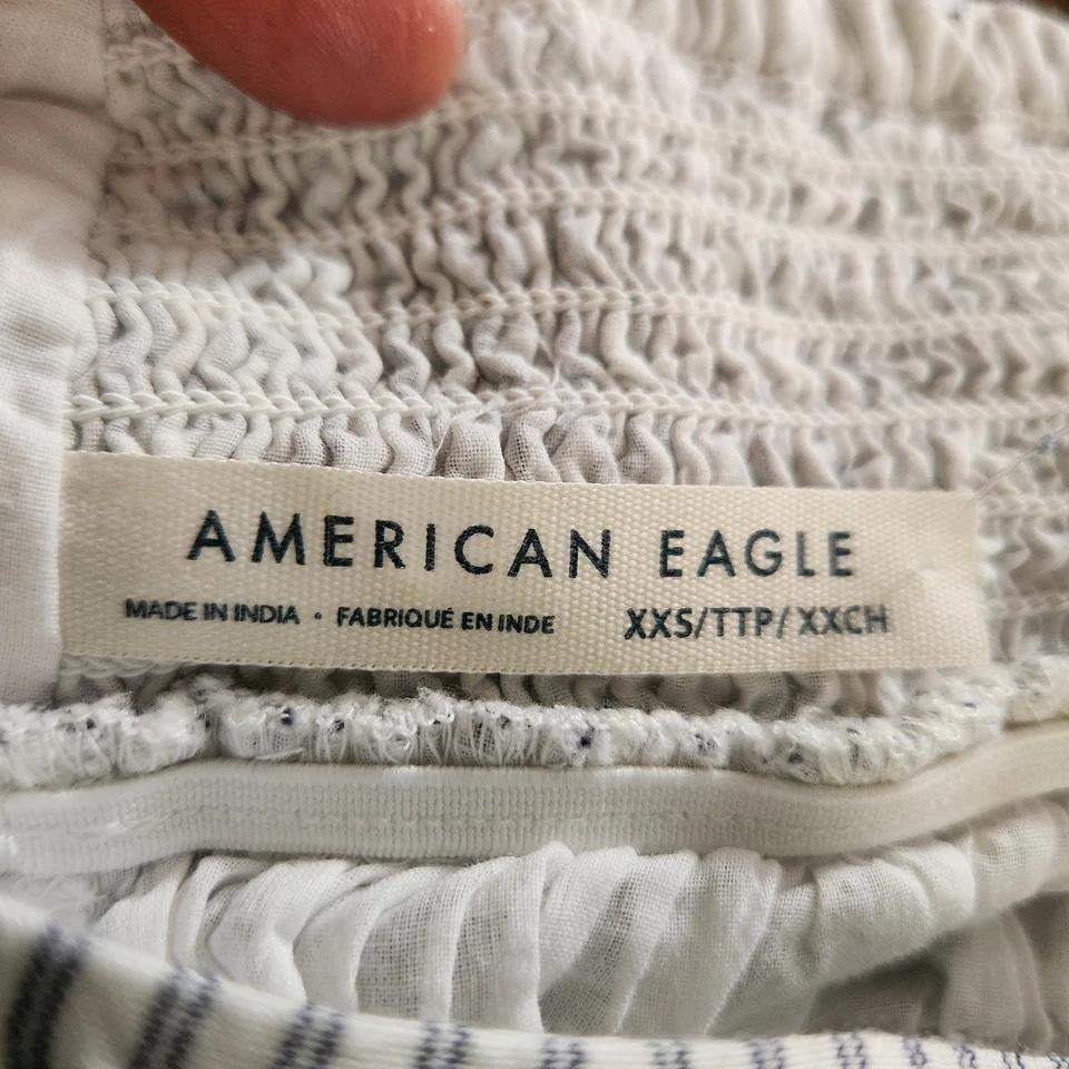 Falda Campesina American Eagle Micro Tiras Maxi Forrada EE. UU. XXS USADA EN EXCELENTE ESTADO Foto 4 de 4