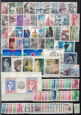 FRANKREICH 1982 KOMPLETTES JAHR + FLUGZEUG + VORGESTEMPELTE SERIE + UNESCO + KONZIL NEU POSTFRISCH **