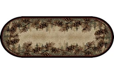 American Destinations Mount Le Conte 2'2"x5'3" Oval